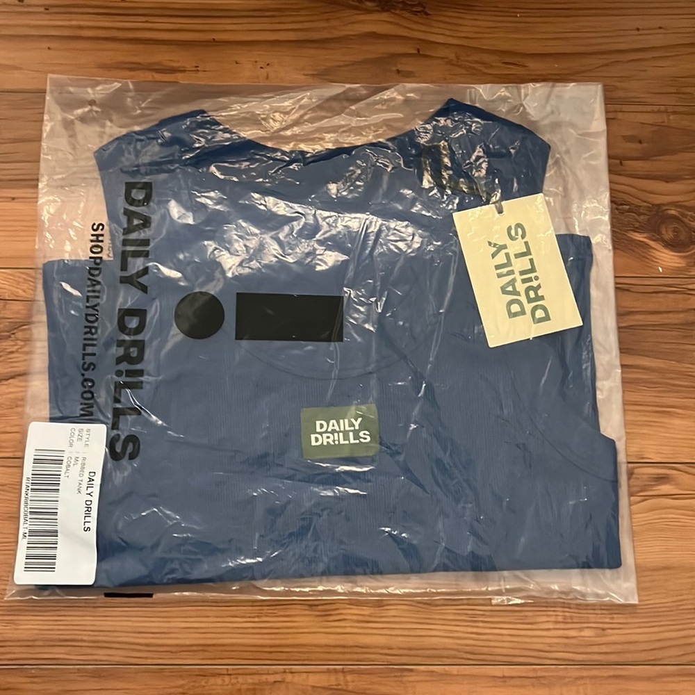 Daily Drills Tank - Cobalt